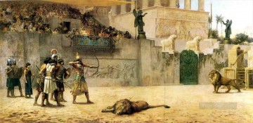 アッシリア王の気晴らし アラビア語 フレデリック・アーサー・ブリッジマン Oil Paintings